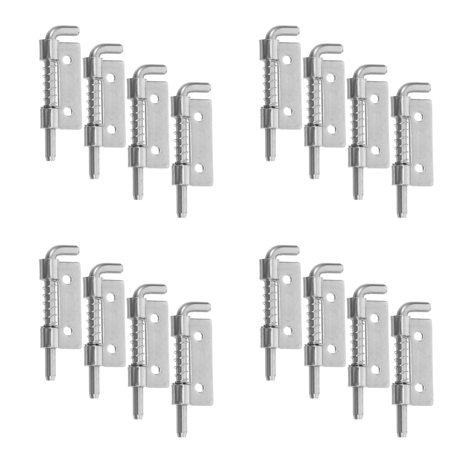 Raindrops 16 pcs Stainless Steel Flat Pin Spring Latch Spring Bolt ...