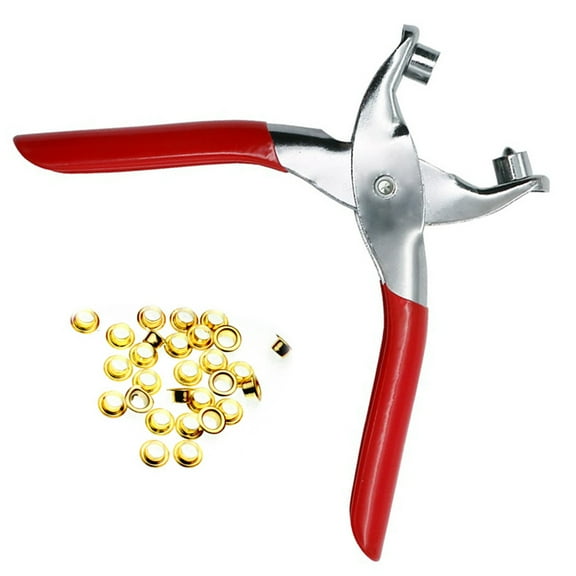 Raindrops 16Pack Grommet Eye Pliers Tool for Shop Repairs Office Crafts Diy Users