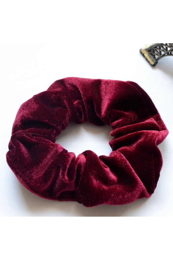 16Pcs Stretchy Cloth Hair Scrunchies for Long and Short Hair in Assorted Colors