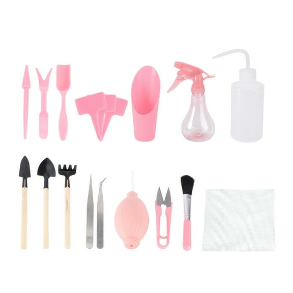 1 Set of 16PCS Succulent Planting Tools Set Mini Flowers Transplanting Tools Kit