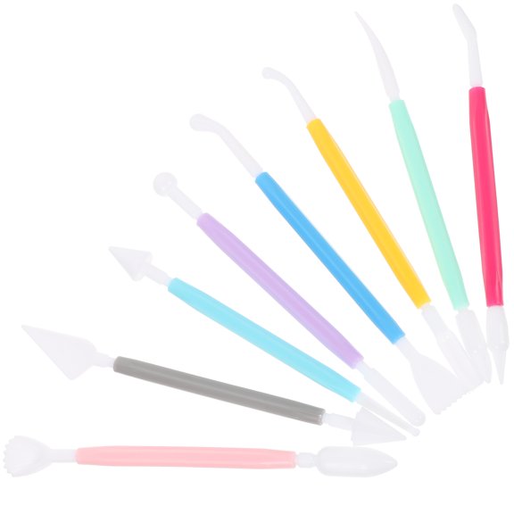 Raindrops 16-Piece Reusable Plastic Pottery Tool Set for Beginners, Kids & Adults - Ideal for Crafts, School Projects, Home Use, Assorted Colors