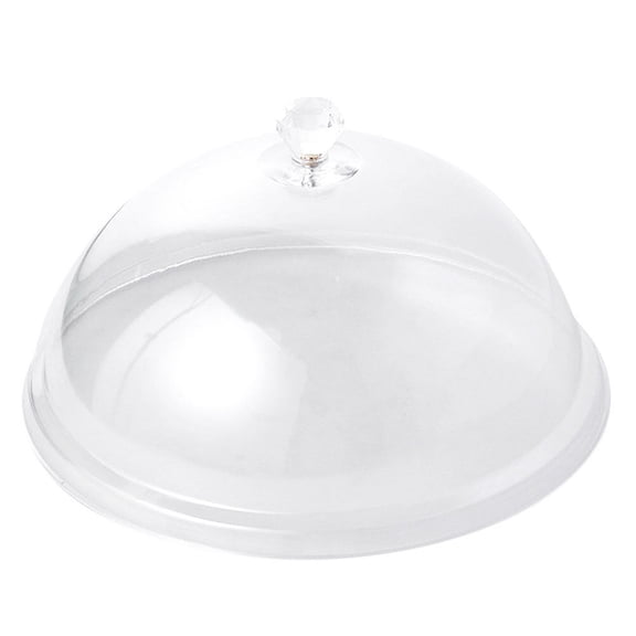 Raindrops 16cm Round Cake Dome Cover Plate Transparent Lid Guard for Cake & Desserts