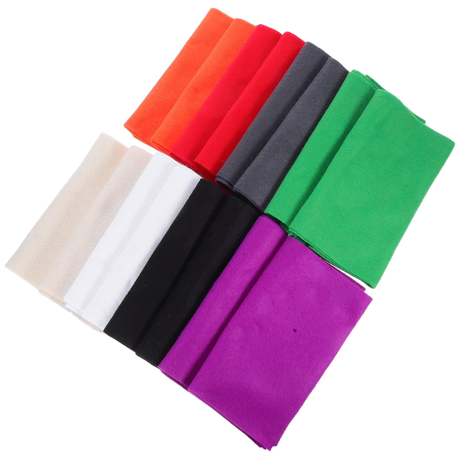 Raindrops 16pcs Craft Felt Sheets for Projects, Sewing, School Crafts, and Handmade Designs with Versatile Material