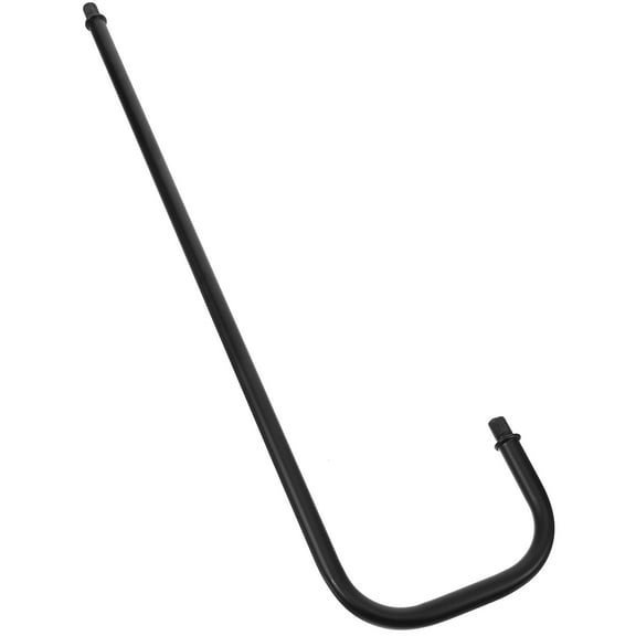 Raindrops 18.1x4.7x0.4in Curved Pipe Lamp Stem Kit For Bedroom Table Lamp Parts 1Pack