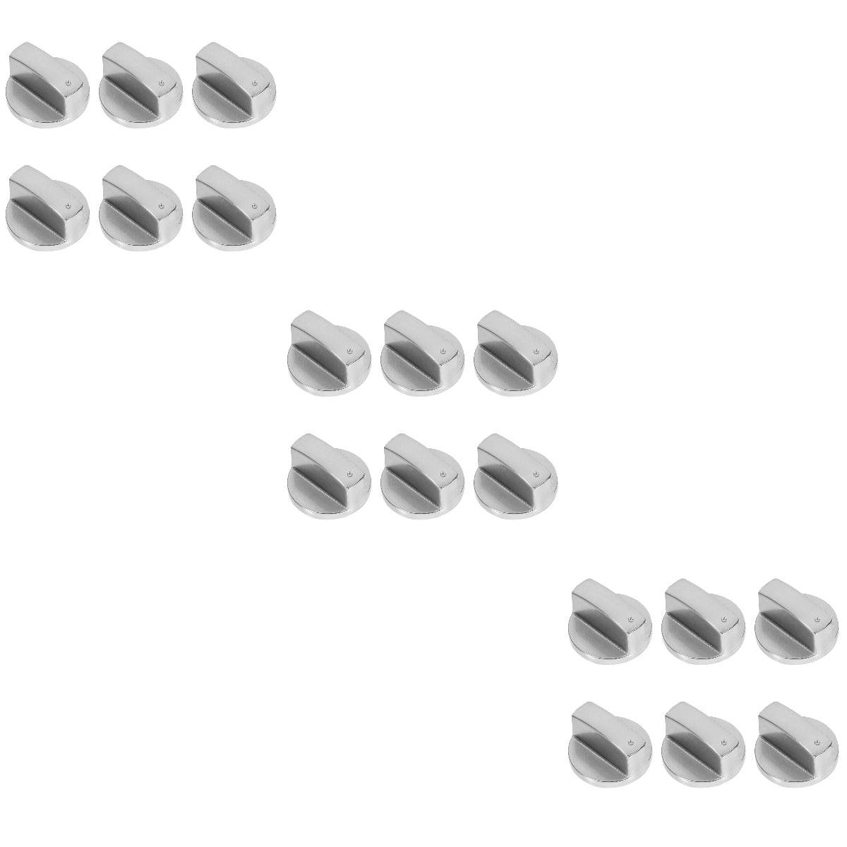 Raindrops 18 Pcs Gas Stove Control Knob Buttons Burner Accessories Metal Knob
