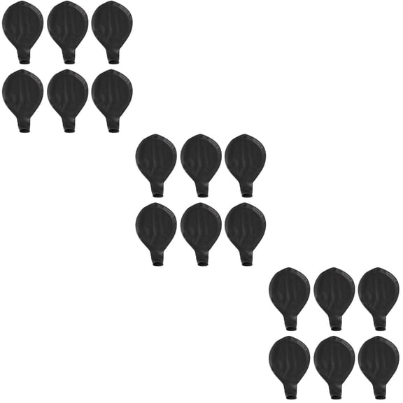 Raindrops 18 pcs 36inch Latex Balloons Solid Balloons Party Supplies for Birthday Party Wedding Decoration (Black)