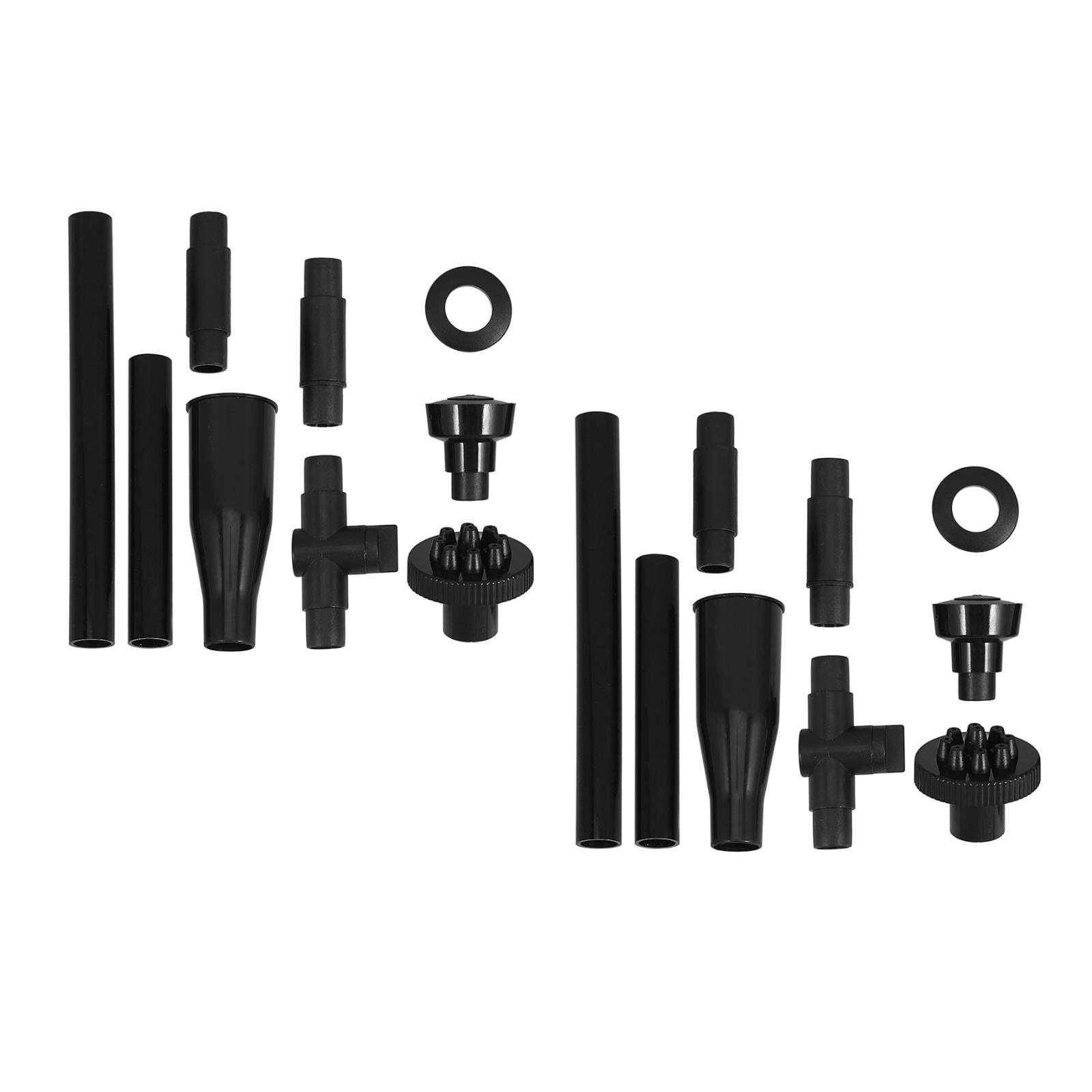 9pcs Fountain Pump Nozzle Set Adjustable Height Waterfall Sprinkler Spray Heads For Submersible