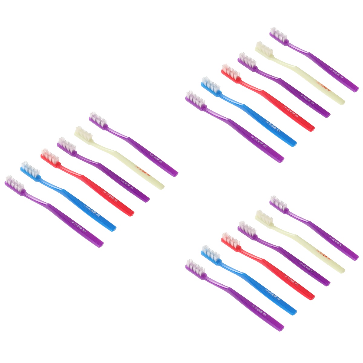 Raindrops 18 pcs Premium Manual Hard Bristles Toothbrush for Adult ...