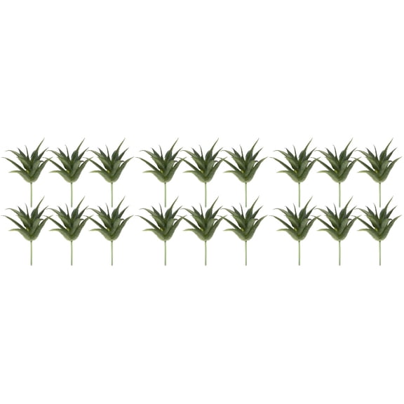 Raindrops 18 pcs Simulation Plants Bonsai Plant Decorations Dining Room Desk Centerpiece Ornaments