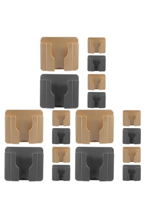 18-Piece Wall Mount Phone Holder with Charging Hole, Adhesive Cell Phone Stand for Home and Office Use