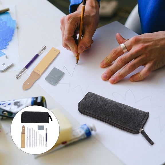 Raindrops  19 Pcs/ Kids Practical Blending Stump Kit Painting Stationery