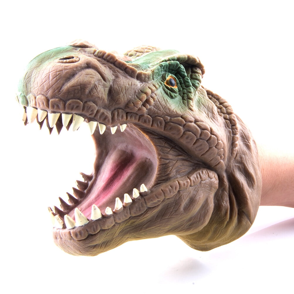 Raindrops 1PC Dinosaur Hand Puppet Model Toy Tyrannosaurus Head Hand ...