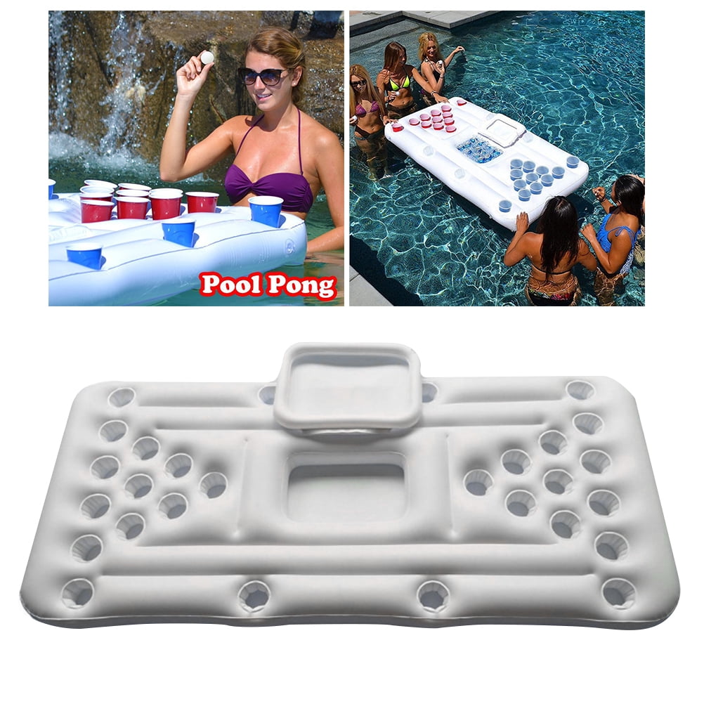 Raindrops 1PC Inflatable Portable 28 Cup Hole Float Row Water Beverage ...