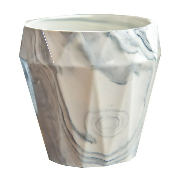 Raindrops 1PC Marbled Flower Pot Ceramic Plant Holder Succulent Planter Artistic Bonsai Pot for Home Office