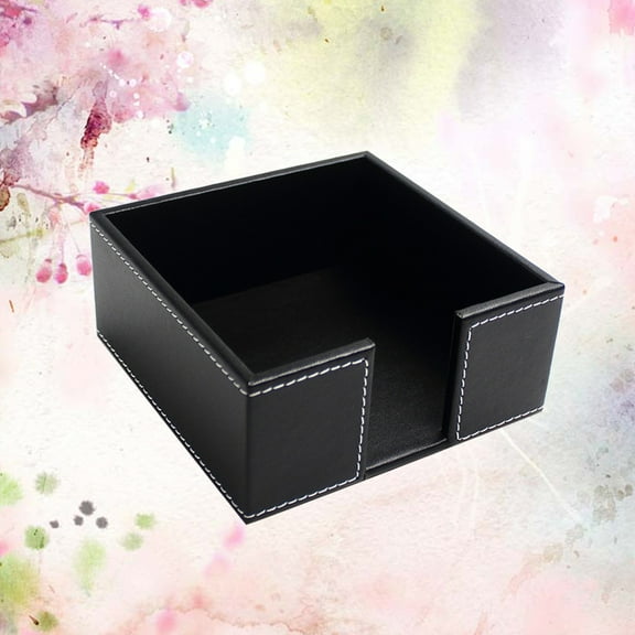 Raindrops 1Pc Black Tissue Box Elegant Napkin Storage Container Unique Design for Home Office Bathroom
