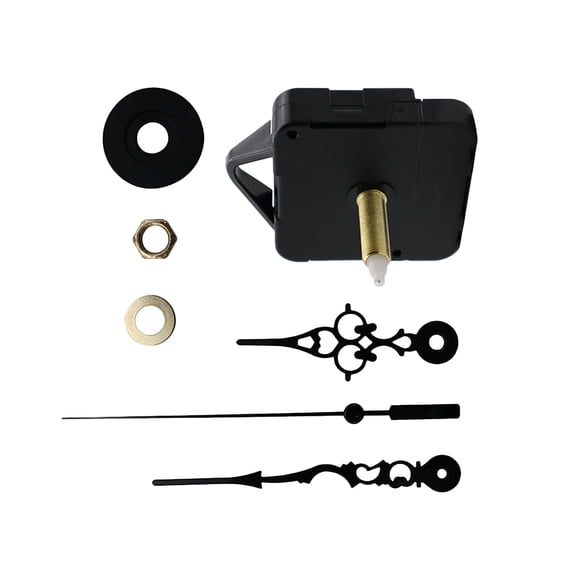 Raindrops 1PC Black Metal Replacement Pin for Clock Movement, Durable Parts for Home and Store Use