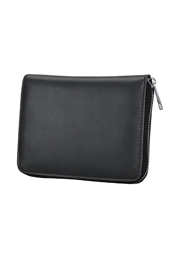 1PC Security Passport Wallet Multi-function Storage Bag Organ Type Wallet Bank Holder for Men Women Black