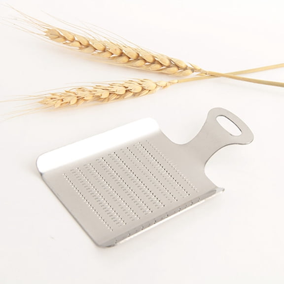 Raindrops Silver Grater 1PC for Garlic Ginger and Lemons 11x7x4cm