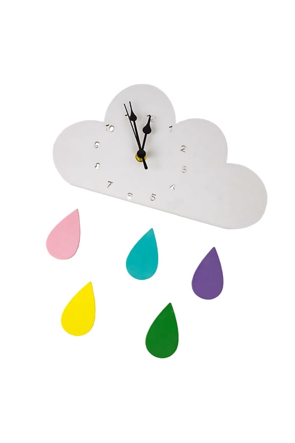 Cartoon Wall Clock for Kids Room, Home, and Kindergarten - 1 Pack Decorative Timepiece