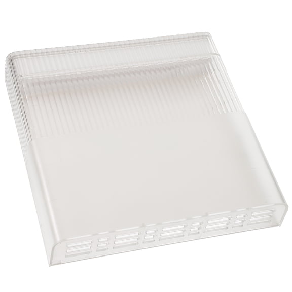 White Plastic Raindrops Cutter Storage Holder for Kitchen and Home Organization, and Space-Saving Design