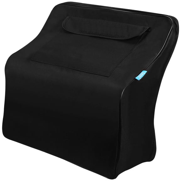 Raindrops 1Pack Accordion Case Back Pack Black Oxford Cloth Multi-functional Outer Pocket 20X19X7In