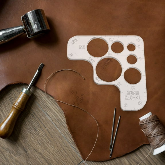 Raindrops Round Corner Ruler Acrylic Clear Cutting Tool for Accurate DIY Crafting