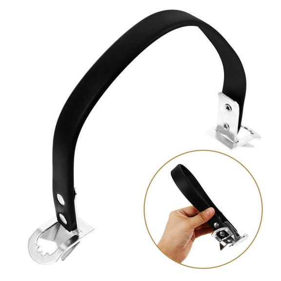 Raindrops 1Pack Battery Straps for RVs and Boats in Black Color