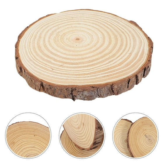 Raindrops 1Pack Beige Wood Stepping Stone For Homeowners Garden Decor And Park