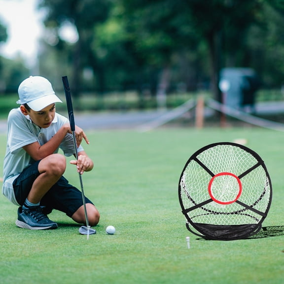 Raindrops 1Pack Black Nylon Square Chipping Net for Golfers Indoor Training 23.6X21.7in