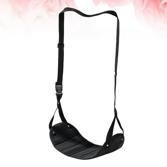 Raindrops 1Pack Black Oxford Cloth Mesh Hammock Foot Rest for Travel Office Use Comfortable Support 11.8X8.3X0.4In