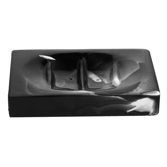 Raindrops 1Pack Black Resin Hand Soap Holders with Smell for Bathroom