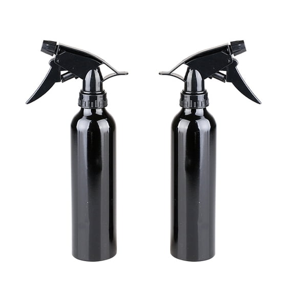 Raindrops Black Spray Bottle 1 Pack with Handle, Design for Water and Chemical Use, Multipurpose Mist Sprayer