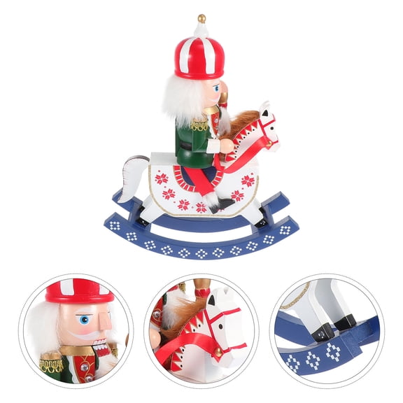 Raindrops Nutcracker Soldier Christmas Decoration 1-Pack Holiday Figurine and Festive Photo Prop