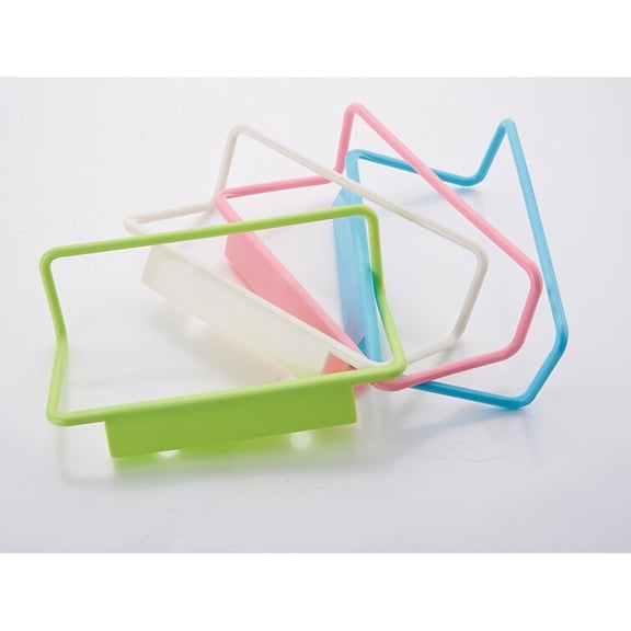 Raindrops 1Pack Blue PP Towel Rack for Bathroom with Easy to Clean and Portable Hanging