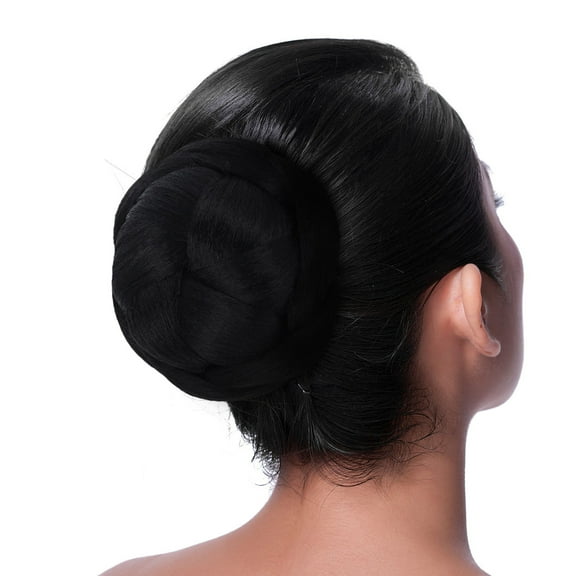 Raindrops Hair Pins For Buns Decorative Braid Artificial Hair Chignon for Women Dating 1Pack