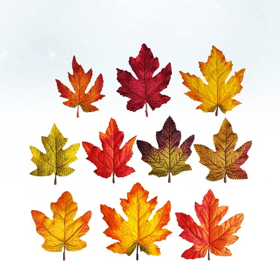 Raindrops 1Pack Cloth Artificial Maple Leaf for Leaves Decor and Seasonal Home Decoration