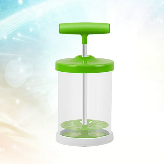 Raindrops 1Pack Coffee Frother Handheld Cylindrical Green ABS for Manual Operation in Kitchen