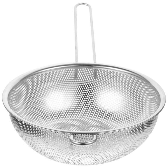 Raindrops 1Pack Colander Basket Stainless Steel Sieve 36.5X19X7In For Draining Rinsing Cooking Aid Kitchen