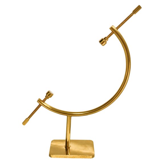 Raindrops Earth Globe Stand Golden Stainless Steel Crystal Ball Display Rack Home Decor 1Pc