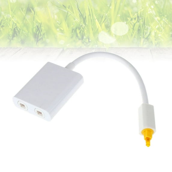 Raindrops 1Pack Digital Optical Audio Splitter Cable for Users Needing Audio Splitting 7.9x1.8x0.4in