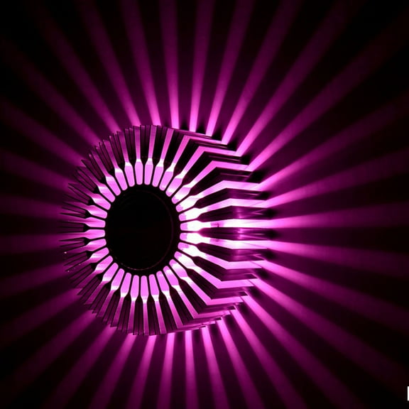 Raindrops 1Pack Flower Flush Mount Ceiling Light In Purple For Home Wall And Outdoor Use