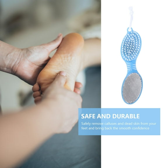 Raindrops 1Pack Foot Care Implements with Pumice Stone Nail Brush for Reduction Spa