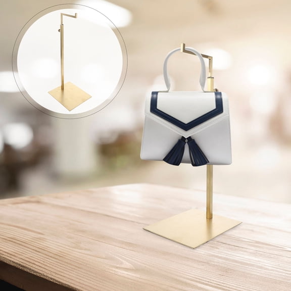 Raindrops Bag Holder Handbag Hanging Rack Stainless Steel Space-saving Men Shopping Mall 1Set