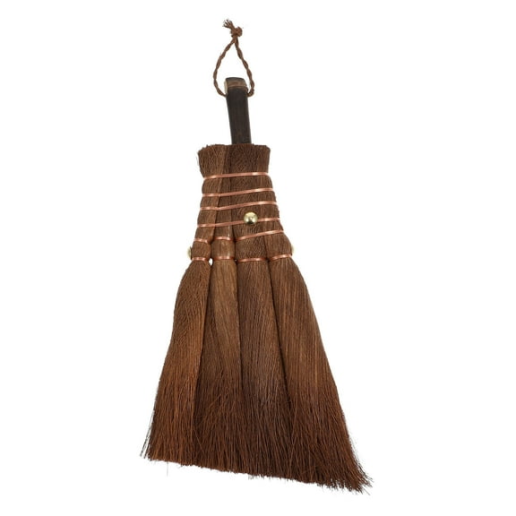 Raindrops 1Pack Hand Whisk Broom in Light Brown Shade for Dust Removal