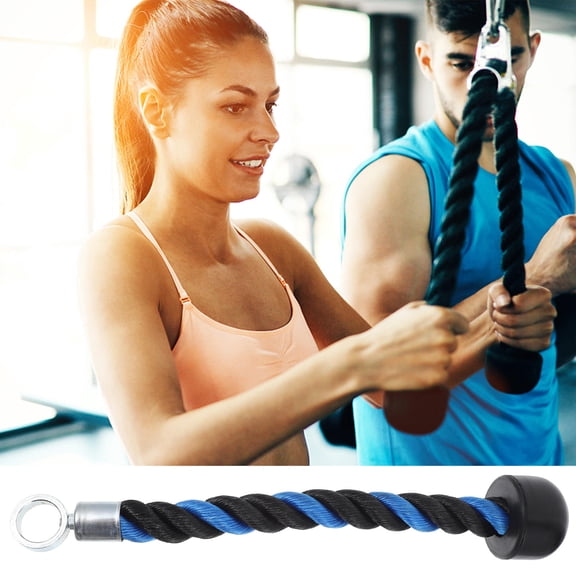 Raindrops 1Pc Fitness Pull Rope Heavy Duty Triceps Exercise Cord with Swivel for Gym Accessories