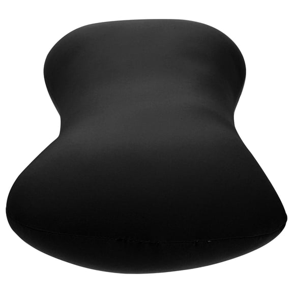 Raindrops 1Pack Inflatable Bone Pillow for Camping and Travel in Navy Blue with Extra Pillow Case