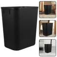 thumbnail image 1 of Raindrops Trash Can for Kitchen Black Plastic 1Pack 14L, 1 of 8