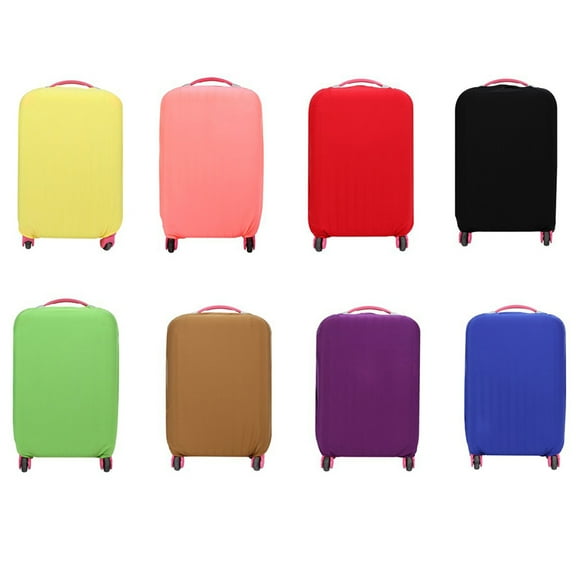 Raindrops 1Pack Luggage Suitcase Cover Purple Elastic Fabric Scratch Resistant Bag