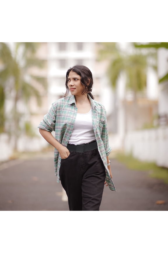 Concealed Money Belt Portable Storage Black 1Set 47.16X1.38X0.04in