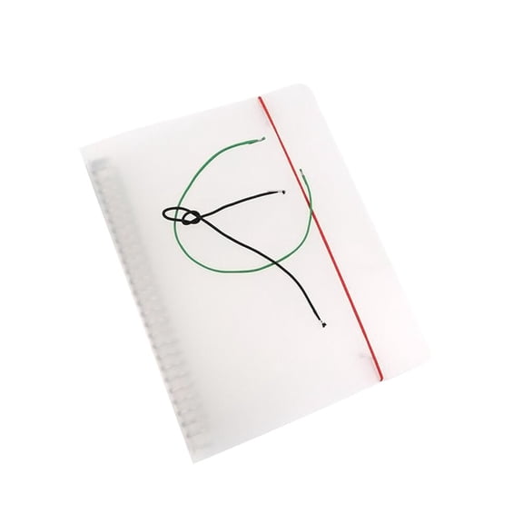 Raindrops 1-Pack Plastic File Folder with Loose-Leaf Pages for Home and Office Organization, 11 x 8.5 x 1.2 Inches